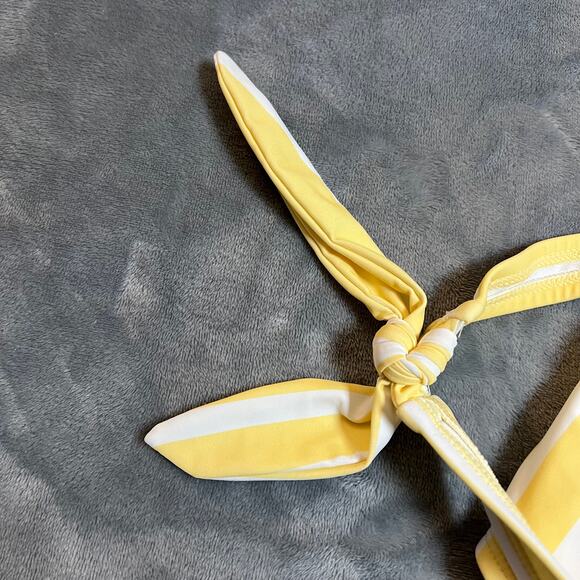 Kona Sol Women's Striped Square Neck One Piece Swimsuit Size Large NEW - Picture 6 of 13